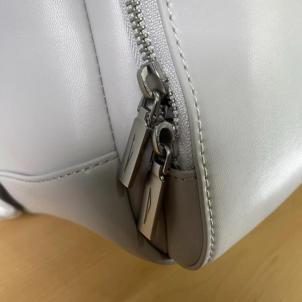 Tesla Cybertruck Elevate Backpack Grey Vegan Leather Tesla Store w/ Satin Cover‎